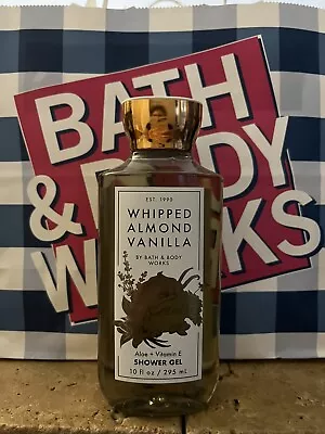 Bath & Body Works Whipped Almond Vanilla Shower Gel Aloe + Vitamin E 10 Fl Oz • $15