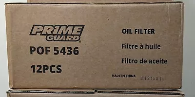 12 PACK - Prime Guard POF5436 Premium Engine OIL FILTER POF 5436 • $39.33