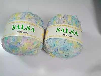 Plymouth Yarn Salsa Color #01 Lot Of 2 Balls Each Ball 212 Yards • $9.25