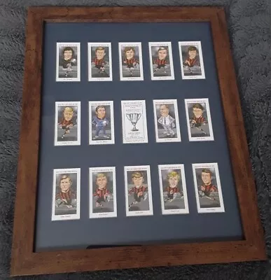 Manchester City Memorabilia :  Euro King's Of 1970 Full Set Cards (15) Framed • £20.99