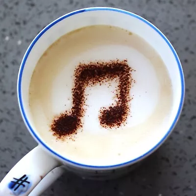 Music Coffee/hot Chocolate Stencil - Music Notes • £3.50