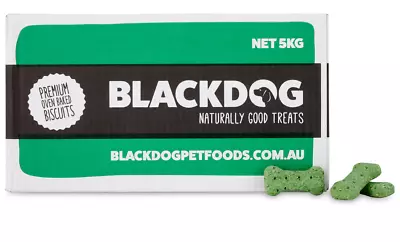 Blackdog Premium Oven Baked Dog Biscuits Mint & Parsley 5Kg Healthy & Delicious • $30.99