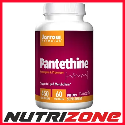 £27.80 • Buy Jarrow Formulas Pantethine Metabolism Support - 60 Softgels