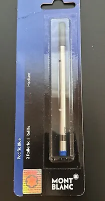 Mont Blanc 1 Rollerball Refill Medium Point Blue Ink NOP Made Germany • $15