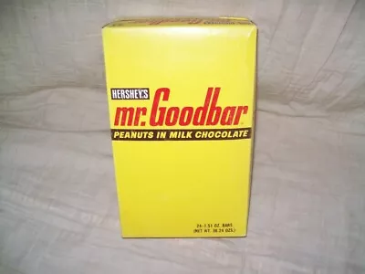 Vintage Hershey  Mr. Goodbar  Candy Bar Empty  Candy Bar Box Advertising Display • $22