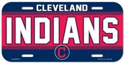 Cleveland Indians License Plate Car Truck SUV Van Durable Tag MLB Baseball USA • $7