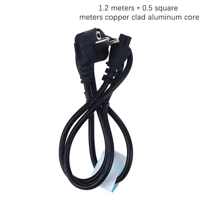 EU Power Cable Laptop 3-pin Power Adapter Cord Charger Plug Extension Cord ILUK • £5.54