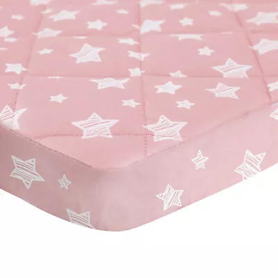 Pack N Play Mattress Pad Cover Printed Mini Crib Quilted Playpen Pad 39 ×27  • $20.59