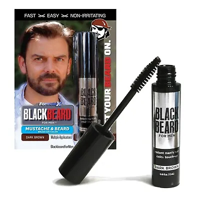 Blackbeard For Men Formula X Instant Hypoallergenic Brush-On Beard Color  1-pk • $11.95