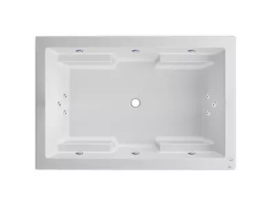 Carver Tubs DAR7248- 12 White Jet Whirlpool Bathtub -Right Hand Motor • $1950