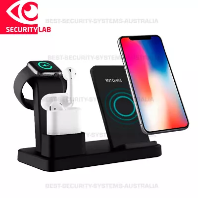 Home WIFI Wireless Charging Station Camera 1080P Hidden Spy • $249