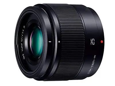 Panasonic LUMIX G 25mm / F1.7 ASPH. Black H-H025-K Lens Black For MFT NEW • £216.56