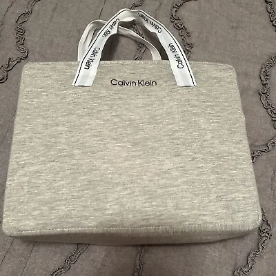 Calvin Klein 3Pc - Modal Cotton Jersey King Sheet Size Light Grey Floral NWOT • $35