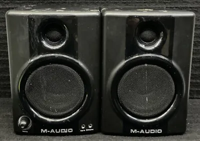 M-AUDIO Studiophile AV30 MONITORS SPEAKERS Pair Bookshelf Pre-Owned~CJ • $29.99