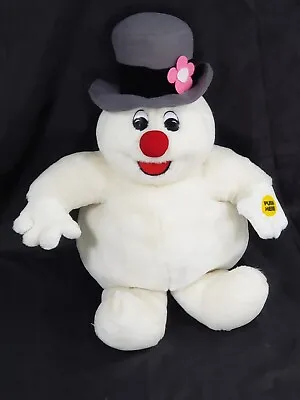 Vintage Gemmy Frosty The Snowman Cartoon Version 17” Plush Singing Works *READ* • $13.45