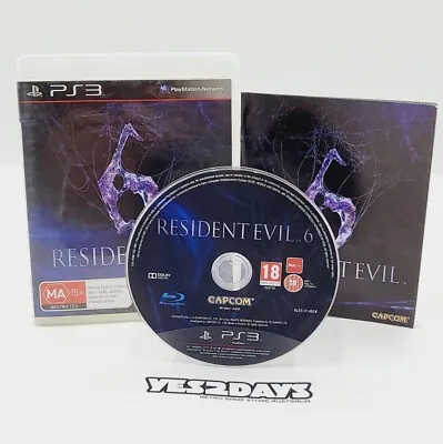 Resident Evil 6 Ps3 Game | PlayStation 3 Complete With Manual • $9.95