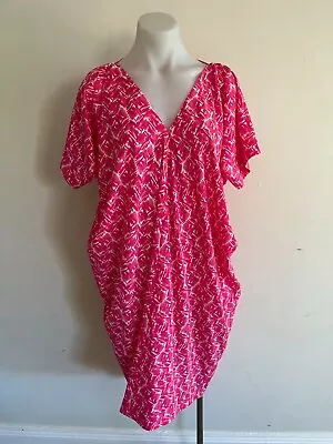 COUNTRY ROAD Pink Kaftan Style Dress Size 10 • $31.50