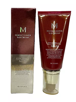 Missha M Perfect Cover BB Cream SPF 42 PA+++ (50ml/Light Beige) New • $12.99