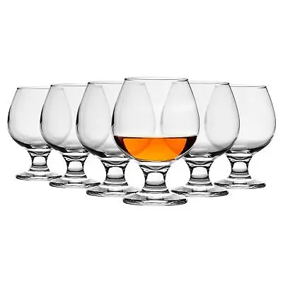 6x LAV Misket Brandy Snifter Glasses Cognac Wine Port Whiskey Gift Box Set 390ml • $28