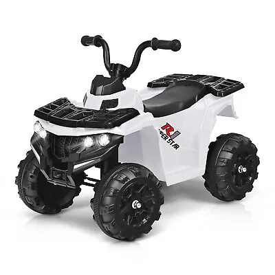 6V Electric Ride On Car Battery Powered Quad Bike ATV Vehicle Toy W/ Headlight • £54.95