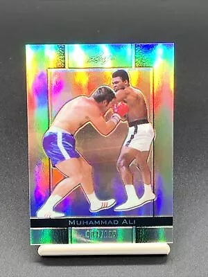 Muhammad Ali Sp #4/125 ~ 2011 Leaf Metal #20 ~ Silver Prismatic Boxing Card • $34.99