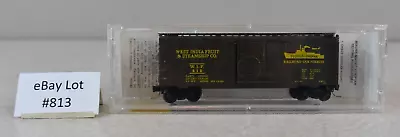 (Lot 813) N Scale Model Micro Trains 40' Box Car West India Fruit Co. 212 • $7.99