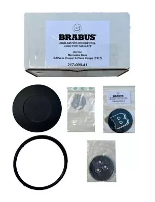 Genuine BRABUS LOGO EMBLEM Mercedes Benz C217 S-Class Coupe W167 GLE Coupe Rear • $115.78