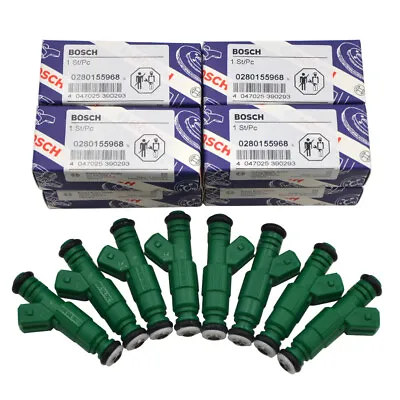 8x 42lb Fuel Injectors 0280155968 Bosch For Mustang Chrysler Dodge Chevy LS1 LT1 • $80.90