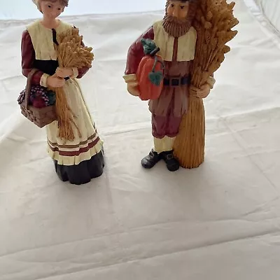 Midwest Of Cannon Falls Thanksgiving Harvest Pilgrim Couple • $23