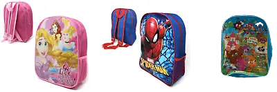 Kids Marvel Disney Backpacks Junior Toddler Girls Boys School Bag • £5.50