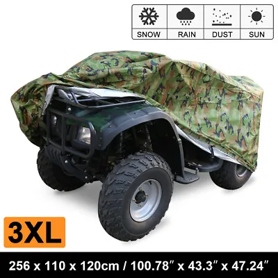 100inch Camo Quad ATV Cover 4 Wheeler Protector Waterproof W/ Anti-UV Coating • $33.99