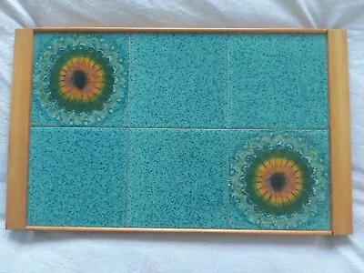 Alan Wallwork Fat Lava Style Tiled Tray 1960 70s Pop Art • £50