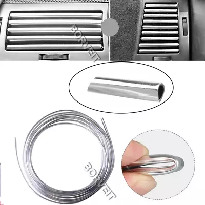 1M Chrome Air Conditioner Vent Grille U Strip Trim Cover Car Interior Decoration • $16.49