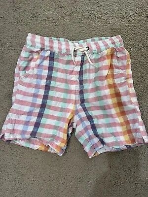 Sage X Clare Rainbow Plaid Check Shorts Size 8 Girls Colourful  • $15