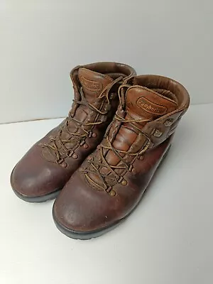 Zamberlan All Leather  Hiking Boots Men Good Cond Vintage Made In Italy • £104.97