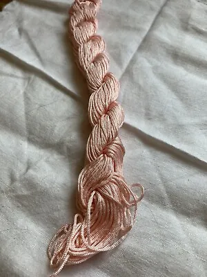 £3.30 • Buy 1mm Silky Chinese Knotting Cord ~ Hank ~ 25m  ~ Pink