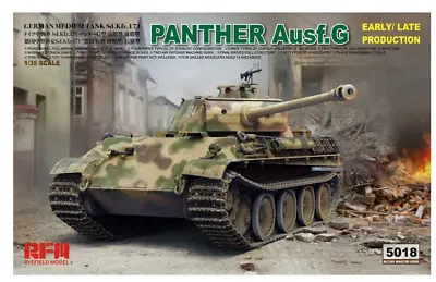 Rye Field UK Core Range RM5018 1:35 Panther Ausf.G With Workable Track Links Mod • £36.99