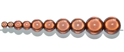 Pangaeawalker AAA Quality Round Miracle Beads Of 4 6 8 10 12 Mm Brown • £1.99