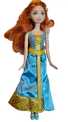 Disney Princess Brave Sparkling Princess Merida Doll EUC Shoes C362G  • $15.68