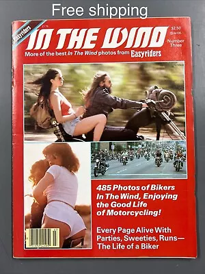 Easyriders IN THE WIND Magazine # 3 1980 Vintage Outlaw Biker Harley Chopper VG • $15