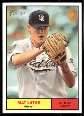 2010 Topps Heritage #213 Mat Latos • $1.79