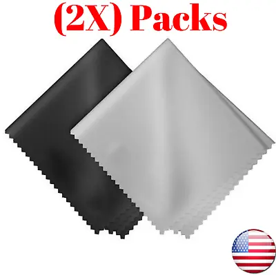 12 X12   Microfiber Cleaner Cleaning Soft Cloth For Camera Lens Glasses(2 Pack) • $3.99