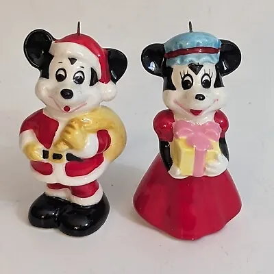 Disney Japan Mickey Minnie Mouse  Christmas Ornaments Vintage 1986 • $15.99