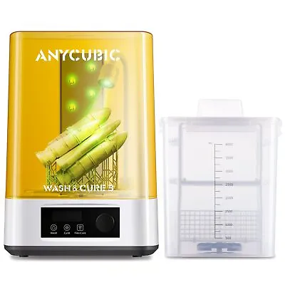 ANYCUBIC Wash And Cure 3.0 Washing & Curing 2 In 1 For LCD Resin 3D Printer • £89