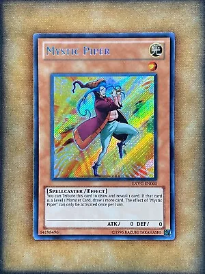 Yugioh Mystic Piper EXVC-EN005 Secret Rare NM • $28.99
