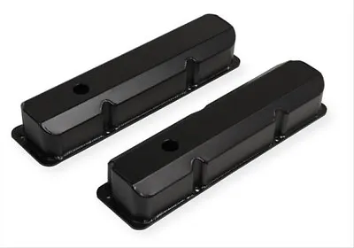 1961-76 Ford Fe Black Fabricated Aluminum Valve Covers 352 361 390 427 428 Set • $239.95