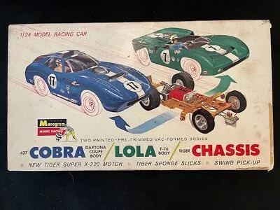 Vintage 1/24 Scale Monogram Slot Car With Box Decals And Instructions • $46