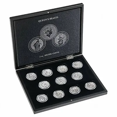 2oz Queen’s Beast DISPLAY CASE ONLY Box Holder For 11 Beast Coins 777  Ag 999 • $79.79