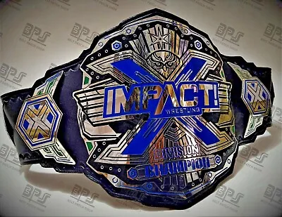 Impact X Division Heavyweight Wrestling Championship Title Belt 4mm Zinc Plated • $195.99