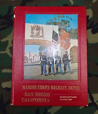 USMC Marine Corps Recruit Depot San Diego CA Platoon 2004 1973 Graduation Book • $24.95